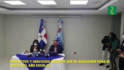 Productos y servicios médicos que se requieren para el inicio del año escolar.