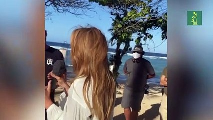 Así se despidió Jennifer López de sus paradisíacos días en RD.