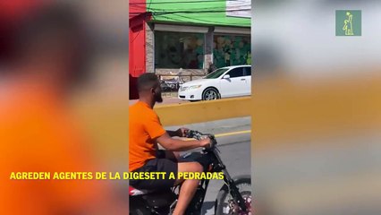 Agreden agentes de la Digesett a pedradas