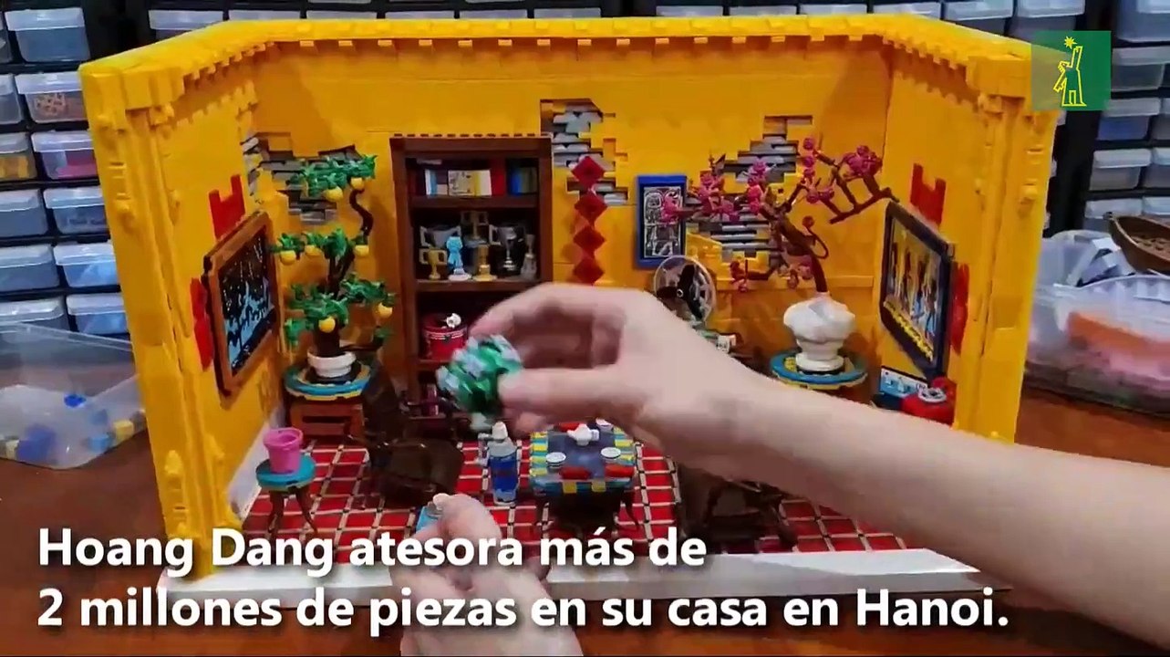 Amante de los LEGO atesora millones de piezas en su casa de Vietnam