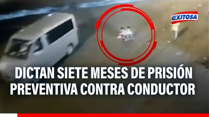 Dictan siete meses de prisión preventiva contra conductor que atropelló a dos niños en el Rímac