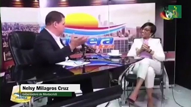 “Compañeros, sus horas están contadas para disfrutar del manjar del poder”: dijo la gobernadora de Montecristi, Nelsy Milagros Cruz, en una entrevista