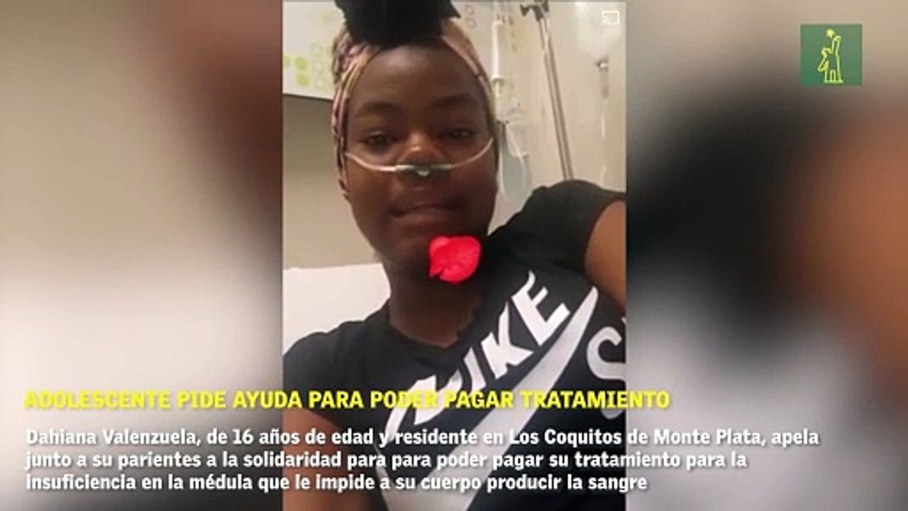 Adolescente pide ayuda para poder pagar tratamiento
