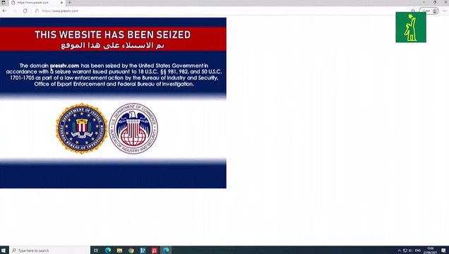 EEUU bloquea varios sitios de internet de medios estatales iraníes