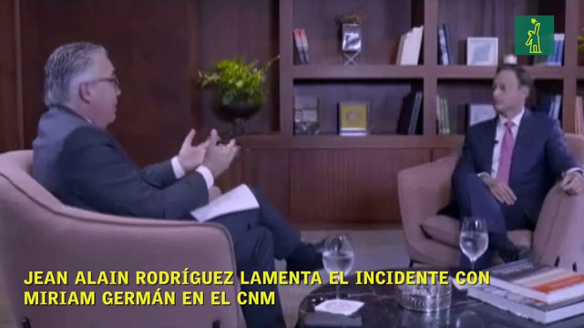 Jean Alain Rodríguez lamenta el incidente con Miriam Germán en el CNM