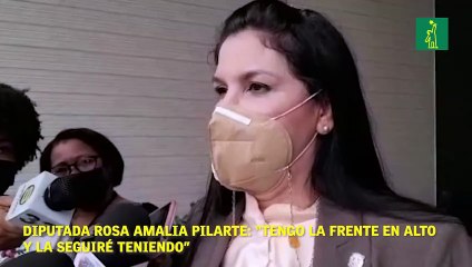 Diputada Rosa Amalia Pilarte: “Tengo la frente en alto y la seguiré teniendo”