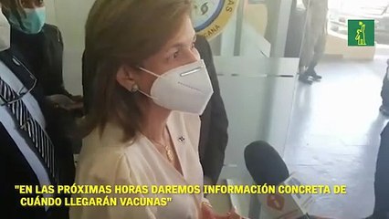 "En las próximas horas daremos información concreta de cuándo llegarán vacunas".