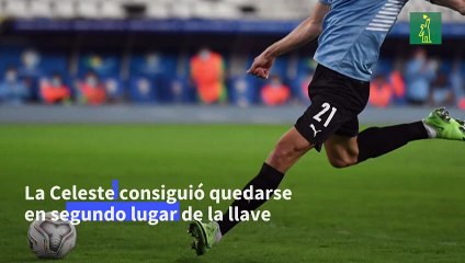 Uruguay vence 1-0 a Paraguay y se clasifica en segundo del Grupo A