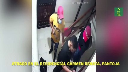 Atraco en el residencial Carmen Renata, Pantoja.