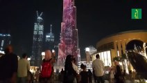 Dubai festeja con un espectáculo de agua el Eid-ul-Fitr.