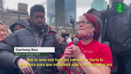 Novia de Floyd: Sé que dio su vida para que se reabrieran los casos de otras personas, se reexaminarán y se hiciera justicia