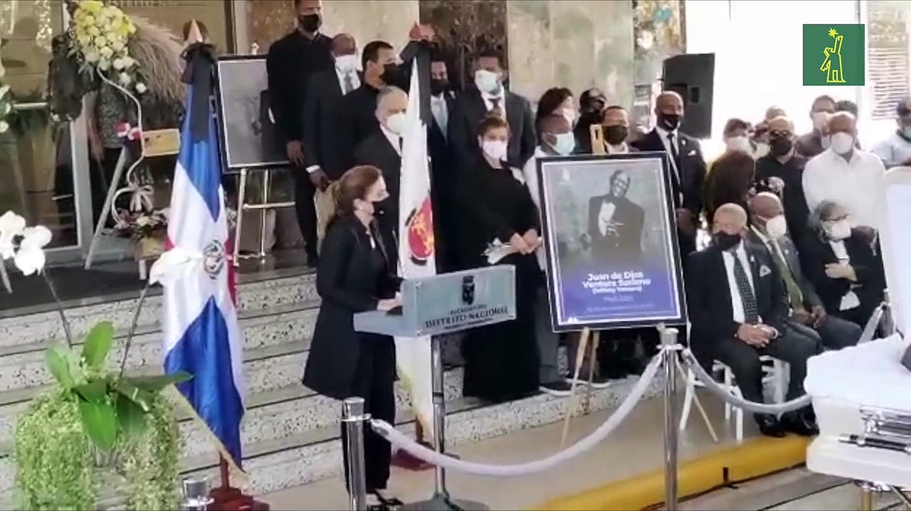 Palabras de Nelly Josefina Flores, esposa del Caballo Mayor y Carolina Mejía, Alcaldesa del DN, en funeral de Johnny Ventura