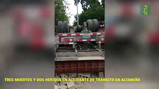 Tres muertos y dos heridos en accidente de tránsito en Altamira