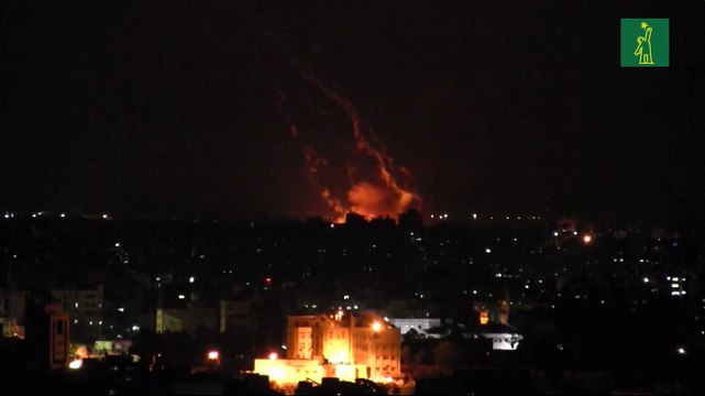 50 rondas de bombardeos israelíes en 40 minutos en masiva ofensiva sobre Gaza