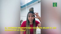 El incómodo momento que vivió una mujer al ser acosada en la calle