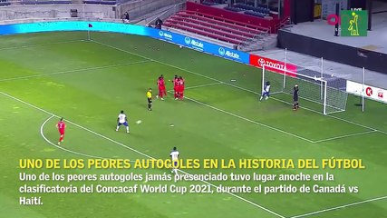 Uno de los peores autogoles en la historia del fútbol