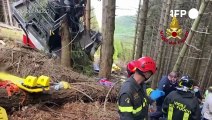 Más de una decena de muertos al caer un teleférico al borde del lago Mayor en Italia