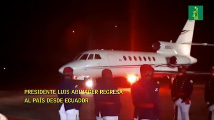 Presidente Luis Abinader regresa al país desde Ecuador