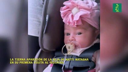 La tierna aparición de la hija de Natti Natasha en su primera visita al pediatra