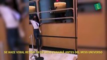 Se hace viral resbalón de Miss Panamá antes del Miss Universo