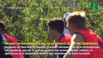 Primer entrenamiento del Real Madrid de la pretemporada