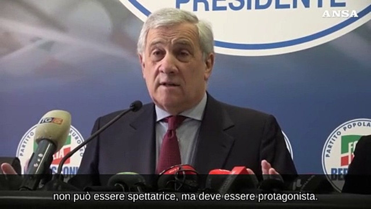 Ucraina, Tajani: "L'Europa deve essere protagonista con gli Usa"
