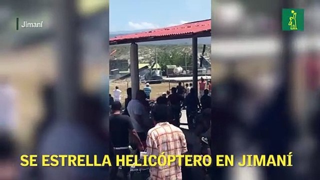 Se estrella helicóptero de vigilancia de la frontera dominico-haitiana
