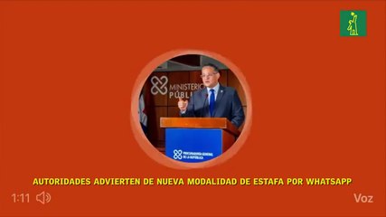 Autoridades advierten de nueva modalidad de estafa por WhatsApp