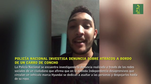 Policía Nacional investiga denuncia sobre atracos a bordo de un carro de concho