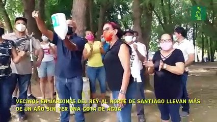 Vecinos en Jardines del Rey al norte de Santiago llevan más de un año sin ver una gota de agua