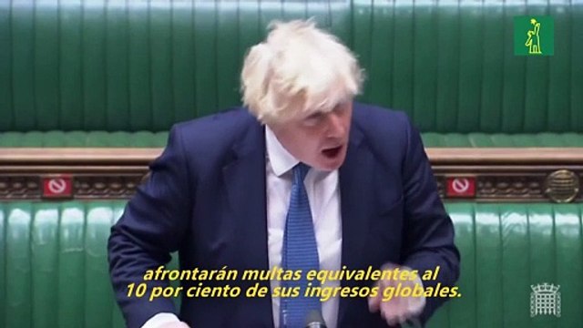 Johnson advierte de que multarán a redes sociales si no eliminan el racismo