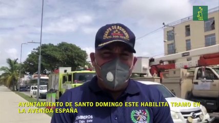 Ayuntamiento de Santo Domingo Este habilita tramo en la avenida España