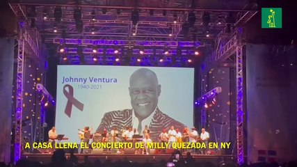 A casa llena el concierto de Milly Quezada en NY