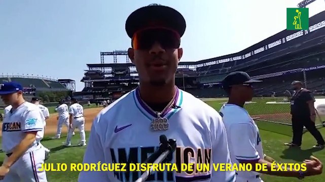 Julio Rodríguez disfruta de un verano de éxitos