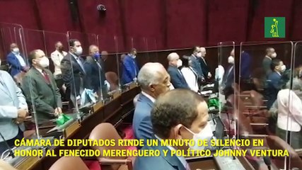 Cámara de Diputados rinde un minuto de silencio en honor al fenecido merenguero y político Johnny Ventura