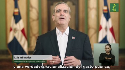 Presidente Abinader anuncia que no someterá una reforma fiscal