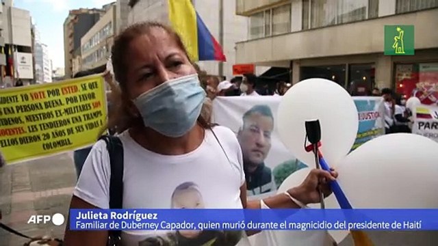 Protestan en Colombia familiares de mercenarios implicados en magnicidio en Haití