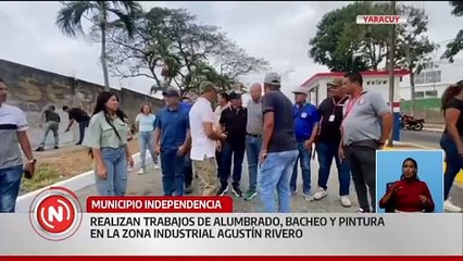 Yaracuy | Comienzan trabajos de recuperación de la Zona Industrial del municipio Independencia
