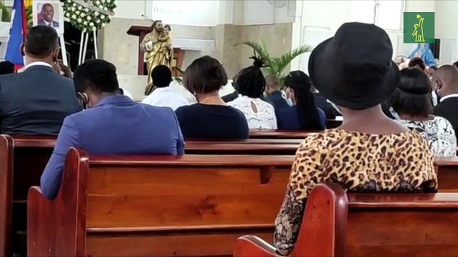 Consulado haitiano en Santiago oficia misa en memoria de presidente Jovenel Moïse