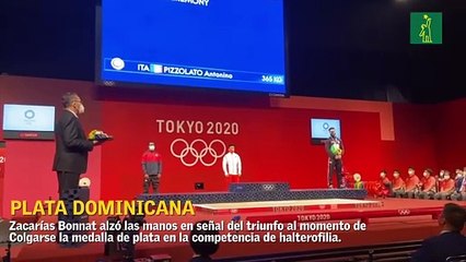 Zacarías Bonnat colgó en su cuello la primera medalla para RD en Tokio 2020