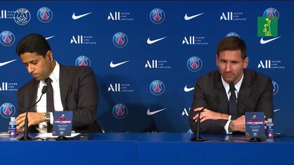 Messi: "Nada más llegar la felicidad de estar acá es enorme"