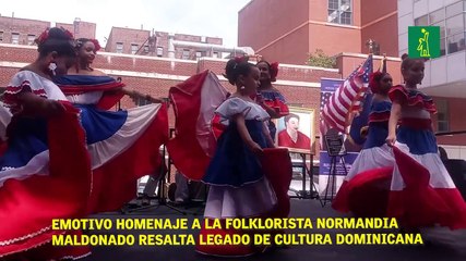 Emotivo homenaje a la folklorista Normandia Maldonado resalta legado de cultura dominicana