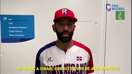 RD vence a Israel con hit de oro de José Bautista