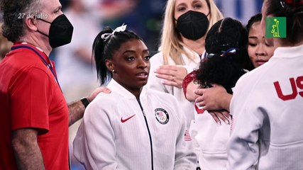 Simone Biles inscrita para la final de barra de equilibrio del martes