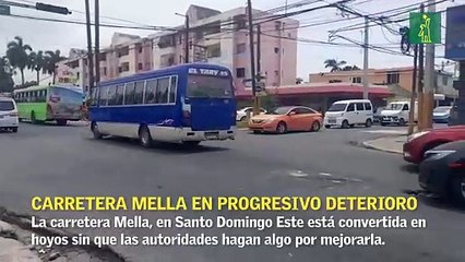 Carretera Mella en progresivo deterioro