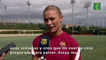 Fridolina Rolfo ya se entrena con el FC Barcelona tras lograr la plata en los JJOO Tokio