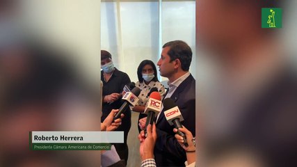 Roberto Herrera, presidente de la Cámara Americana de Comercio, valora como positivo primer año de Abinader