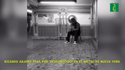 Ricardo Arjona pasa por 'desconocido' en el metro de Nueva York