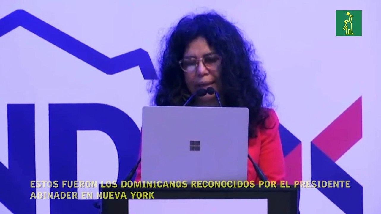 Estos fueron los dominicanos reconocidos por el presidente Abinader en Nueva York