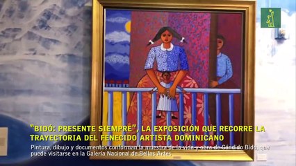 “Bidó: presente siempre”, la exposición que recorre la trayectoria del fenecido artista dominicano